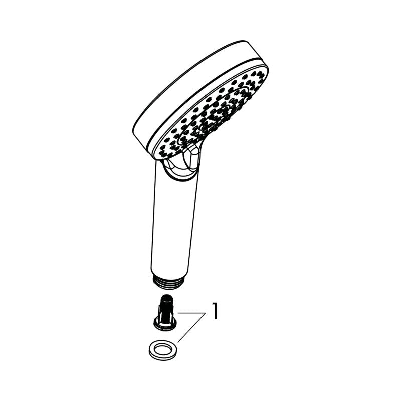 Hansgrohe 26330400 Handbrause Crometta Vario weiss/chrom