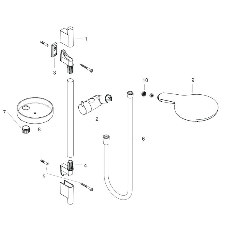 Hansgrohe 27803000 Brausenset Raindance Select 150