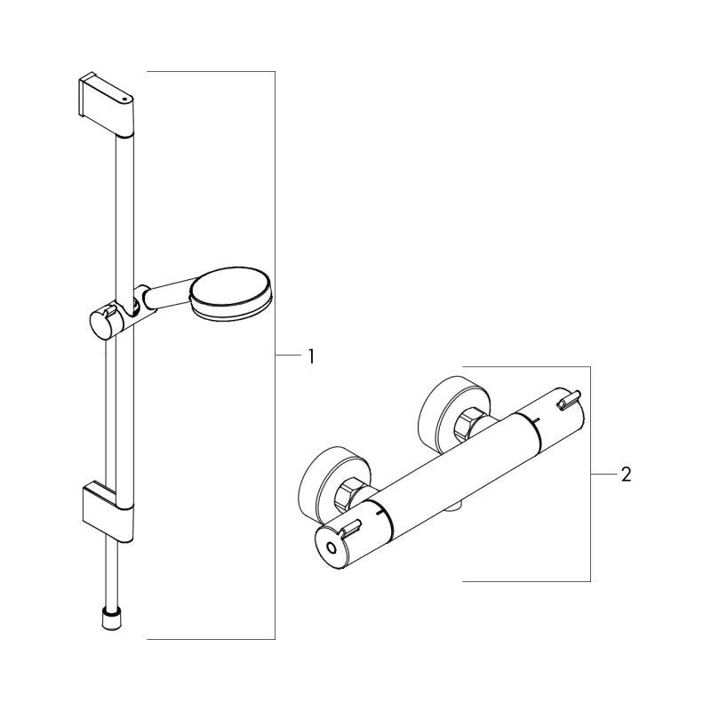 Hansgrohe 27813400 Brausenkombi Crometta Vario/