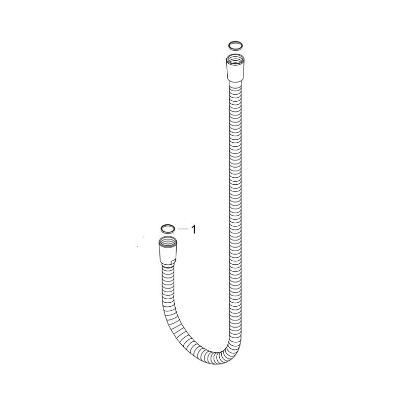 HANSGROHE 28116830 Metallschlauch Axor 1600mm PN