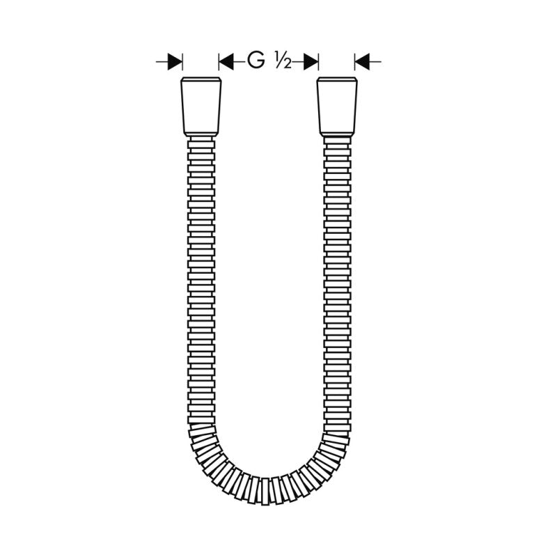 HANSGROHE 28120140 Metallschlauch Axor 2000mm BBR