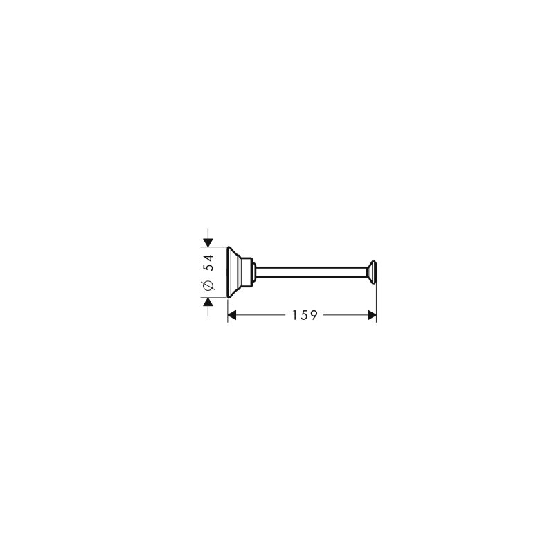 HANSGROHE 42028000 Reservepapierhalter Axor Montreux