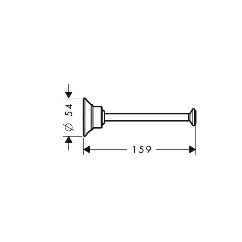 HANSGROHE 42028330 Reservepapierhalter Axor Montreux v