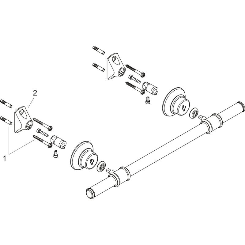HANSGROHE 42030820 Haltegriff Axor Montreux brushed