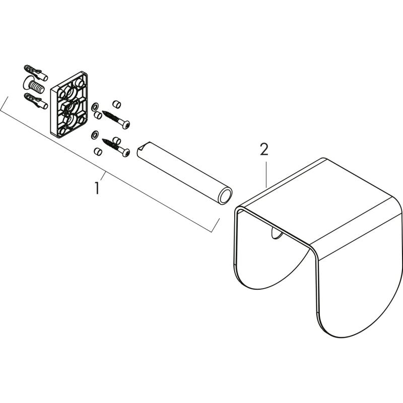 HANSGROHE 42436000 Papierrollenhalter Axor Urquiola