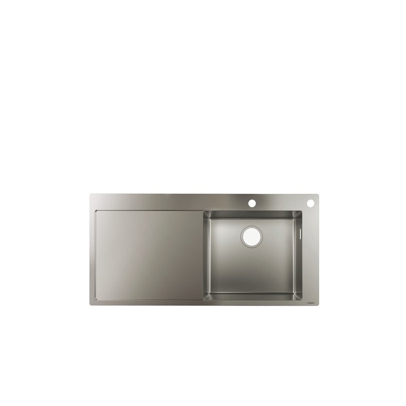 Hansgrohe 43307800 Einbauspüle 450 mit Abtropffläche