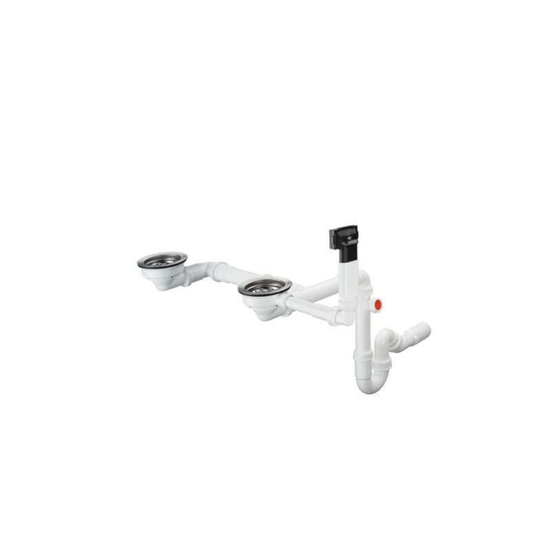 Hansgrohe 43928000 Manuelle Ab- und Überlaufgarnitur