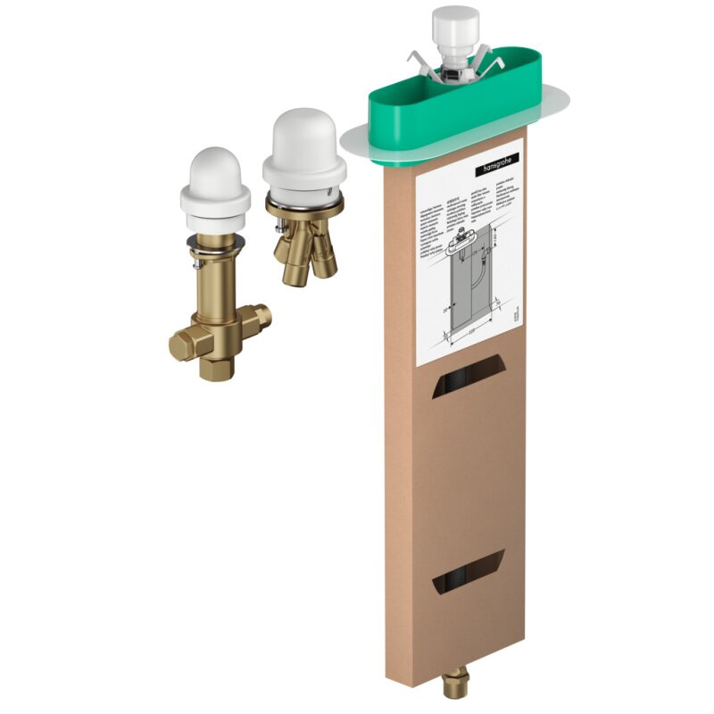 HANSGROHE 13481180 3-Loch Wannenarmatur Grundset