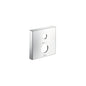 Hansgrohe 14969000 Verlängerungsrosette Axor eckig