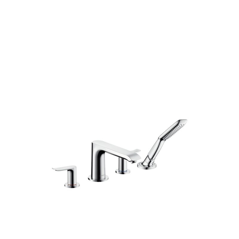 Hansgrohe 31442000 4-Loch Wannenarmatur Metris F-Set