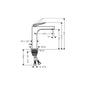 HANSGROHE 39023000 Waschtischmischer 160 Axor Citterio