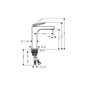 HANSGROHE 39024000 Waschtischmischer 160 Axor Citterio