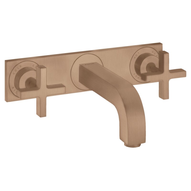 HANSGROHE 39144310 3-Loch Waschtischarm.Axor Citterio