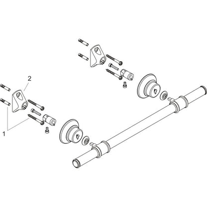 HANSGROHE 42030820 Haltegriff Axor Montreux brushed