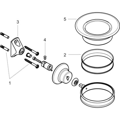 Hansgrohe 42033000 Seifenschale Axor Montreux chrom