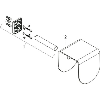 HANSGROHE 42436000 Papierrollenhalter Axor Urquiola