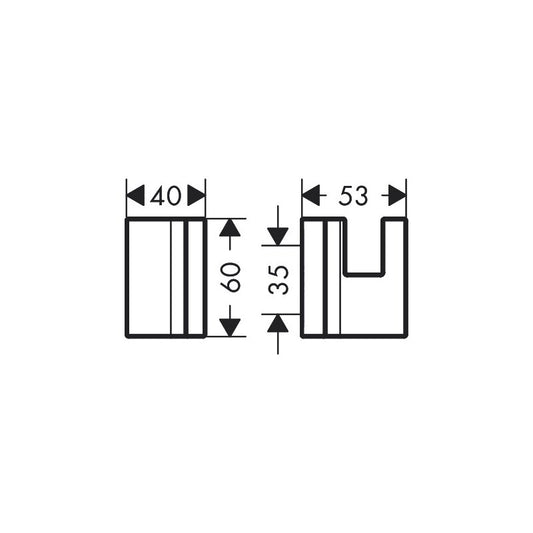 HANSGROHE 42611830 Handtuchhaken Axor Universal