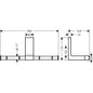 HANSGROHE 42657830 Toilettenpapierhalter doppelt