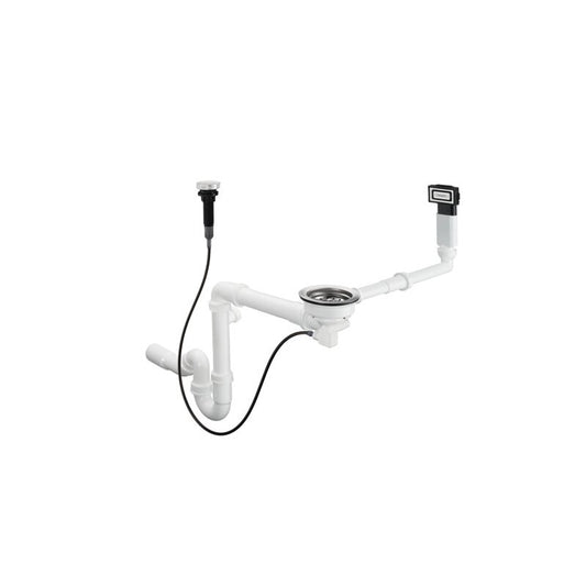 Hansgrohe 43937000 Automatische Ab- und Überlaufgarnitur