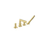 HANSGROHE 45444950 4-Loch Wannenarmatur Axor Uno F-Set