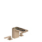 HANSGROHE 47072310 3-Loch Waschtischarmatur 110