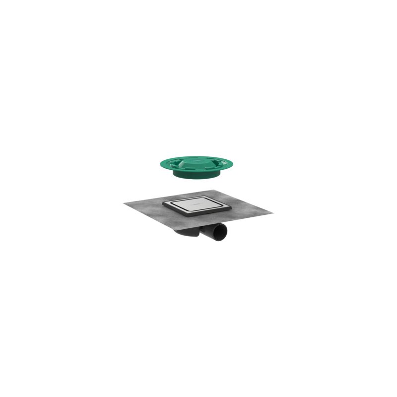 HANSGROHE 56055800 Komplettset RainDrain Spot 150x150 mm