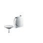 HANSGROHE 58117800 Ein-, Ab- und Überlaufgarnitur