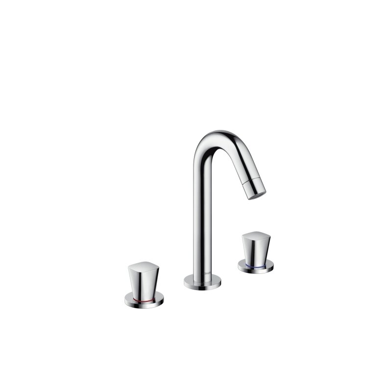 Hansgrohe 71133000 3-Loch Waschtischarmatur Logis chrom