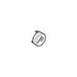 Hansgrohe 92573610 Druckknopf Symbol Handbrause schwarz