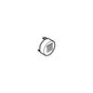 HANSGROHE 93571610 Druckknopf Axor Symbol Kopfbrause