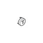 HANSGROHE 93572880 Druckknopf Symbol Kopfbrause Rain