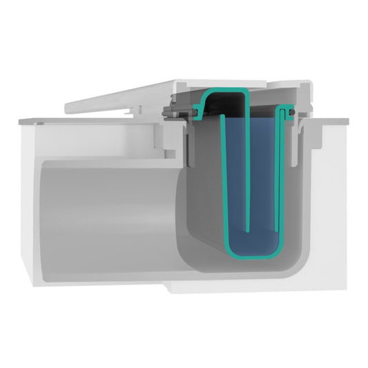 HANSGROHE 94322000 uBox universal flat Siphon